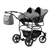 Carucior pentru gemeni Mikado GOLDSTAR 3 in 1 GS-05
