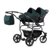 Carucior pentru gemeni Mikado GOLDSTAR 3 in 1 GS-17